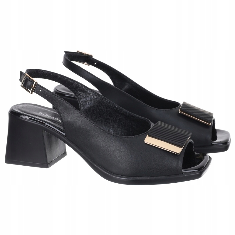 Dámské sandály Bombonella 8T G019 2998 107 černé Kůže VEL.37
