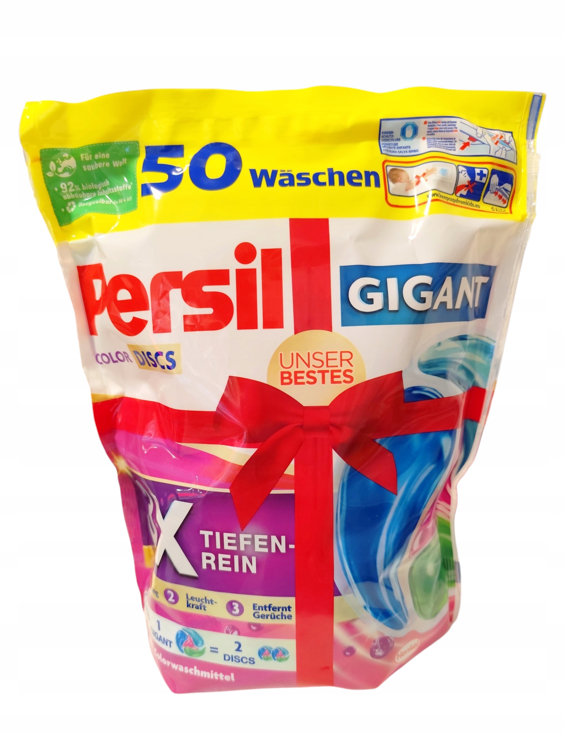 Kapsle Na Praní Persil Gigant Color Discs 50 Praní 1250 g z Německa