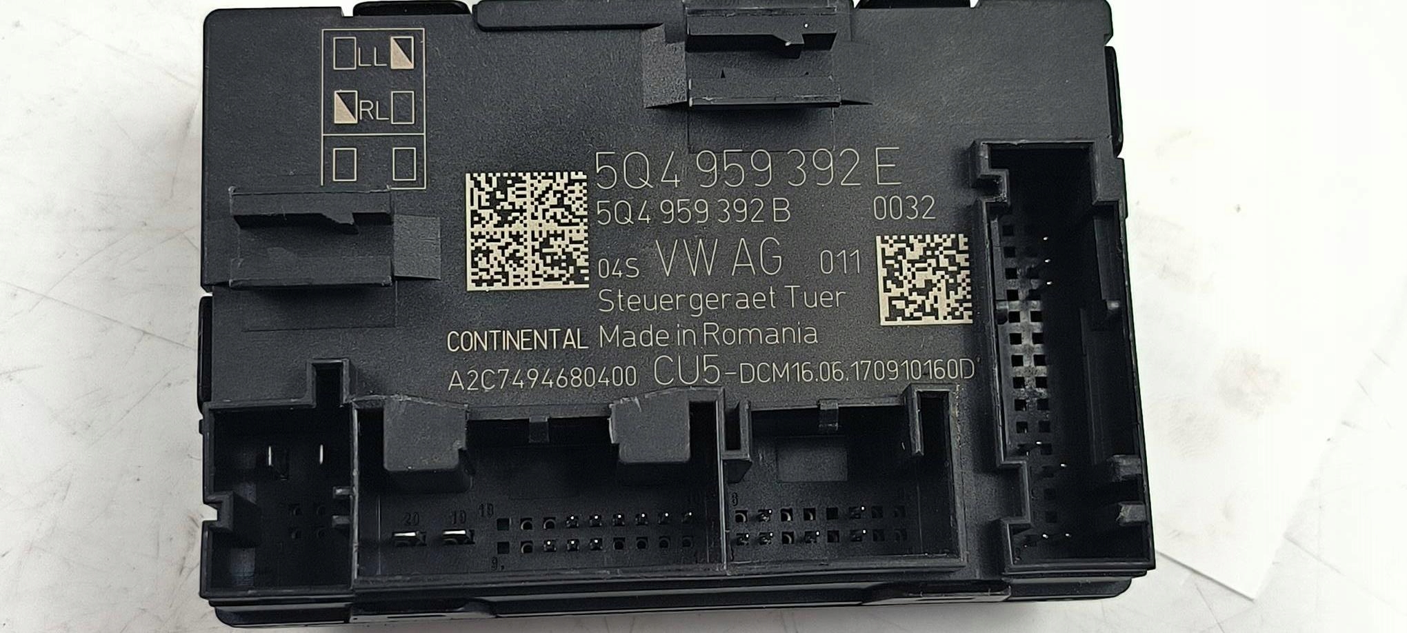 module door 5Q4959392E SKODA OCTAVIA III LIFT