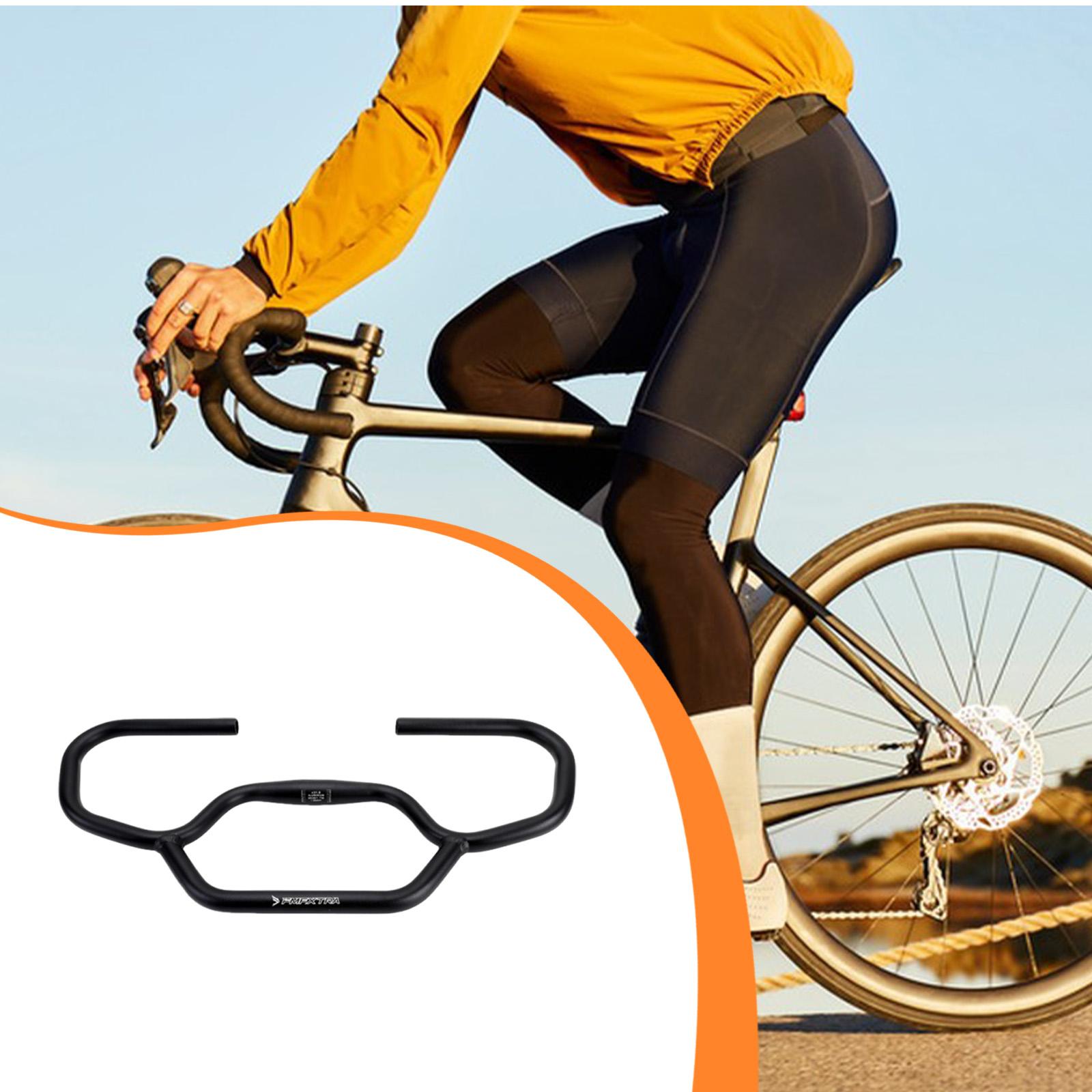 Bike Butterfly Handlebar Component Outdoor Riding Travel Stop aluminium 1pc