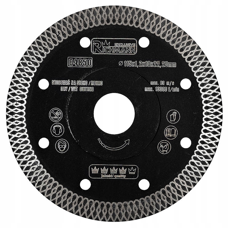

Corona Tarcza Diamentowa Cienka Płytek Gresu 115MM