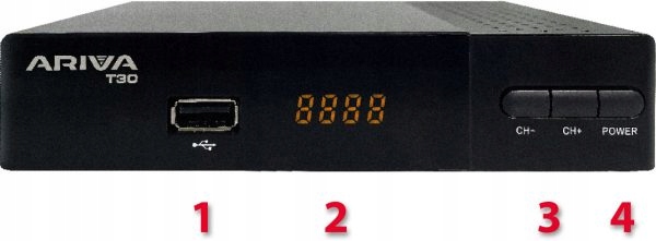 Dekoder NAZIEMNY DVB-T2 HEVC Ferguson ARIVA T30 Szerokość produktu 14 cm