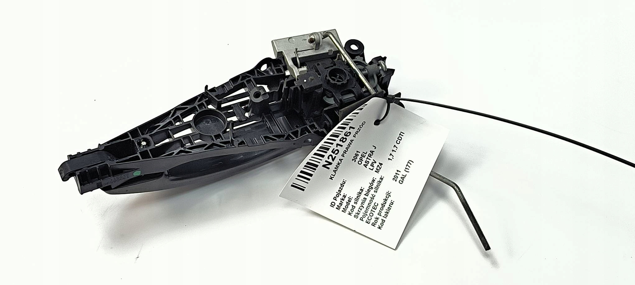 handle right front GAL 177 OPEL ASTRA J