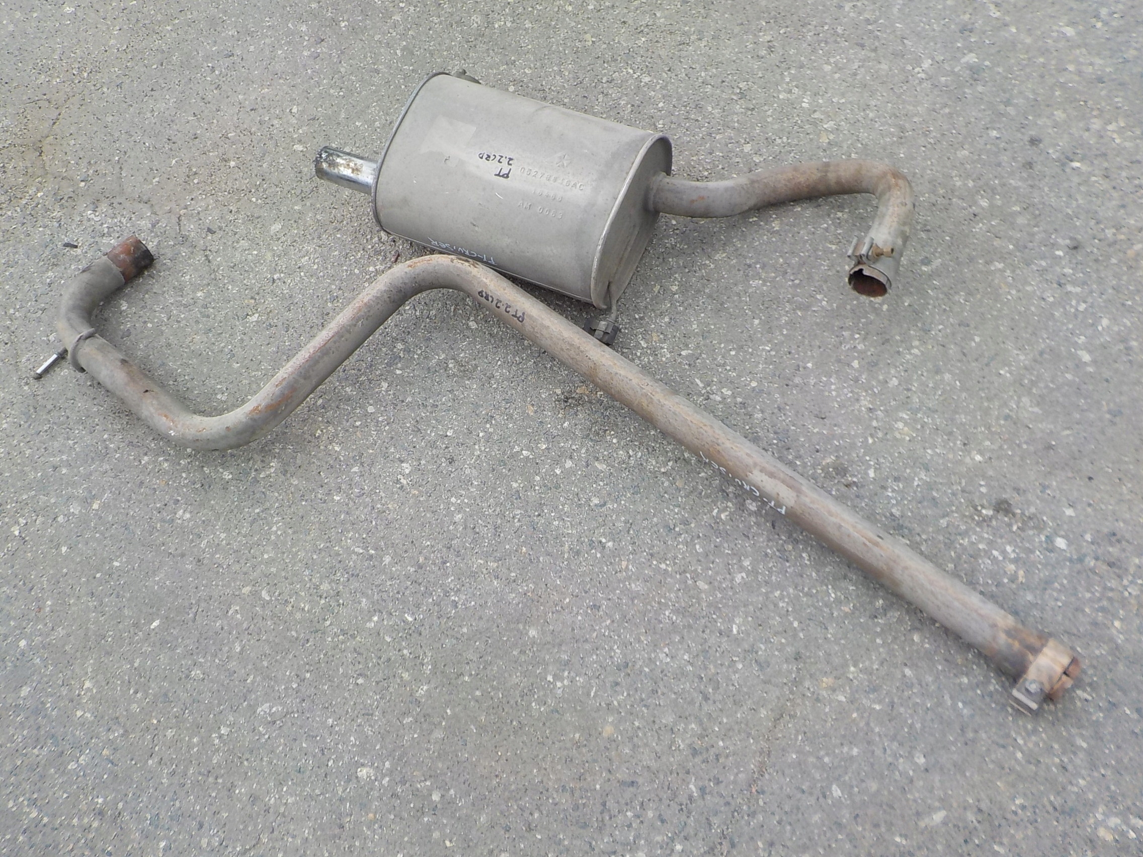 512354379846096 - глушитель Chrysler PT cruiser 2,2 crd 2003