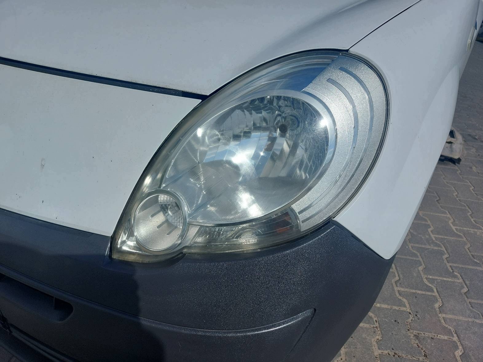complete front bonnet bumper light RENAULT KANGOO II 0389 237179