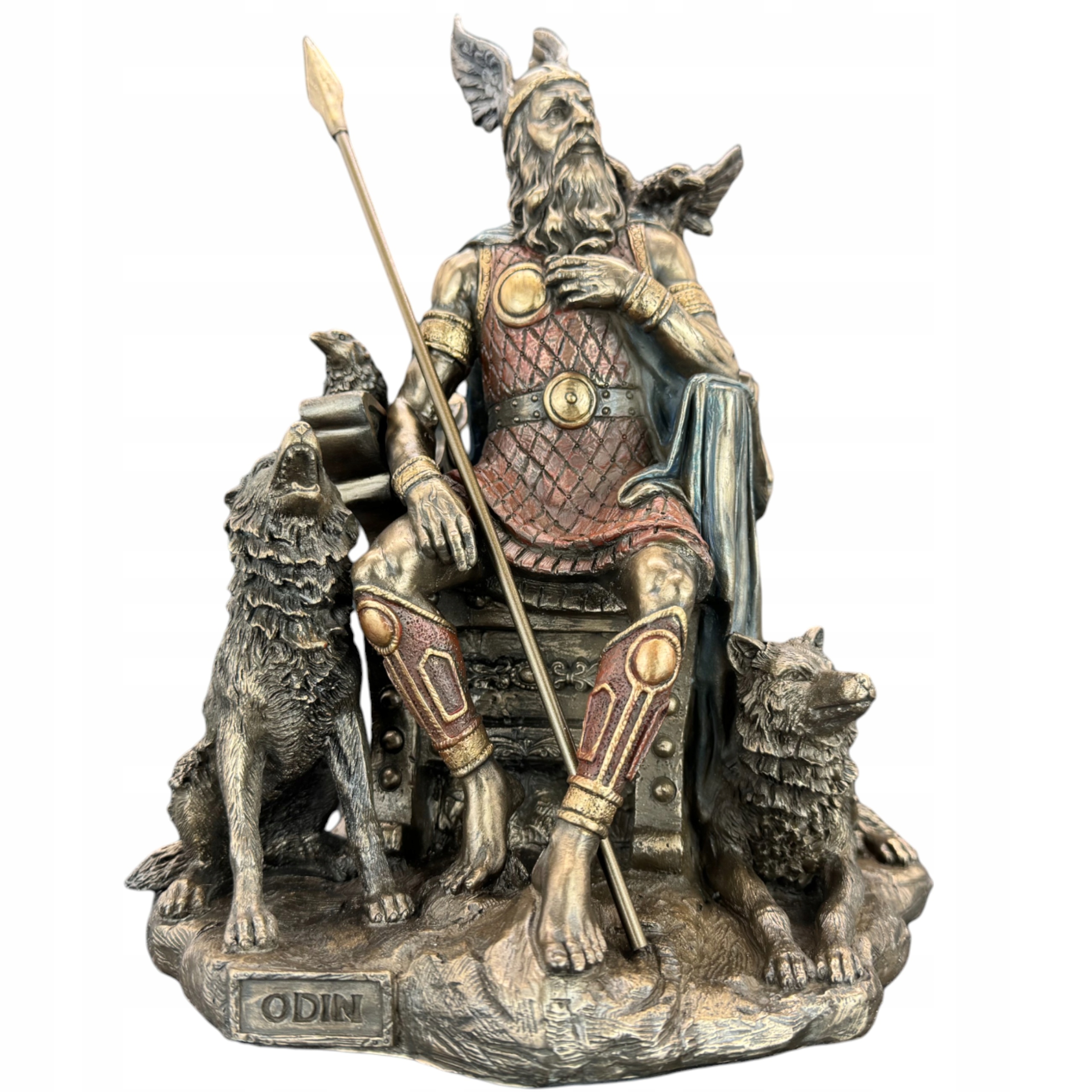 Figurka Socha Soška Boh Odyn Figurka Socha Bronz Veronese WU69116A4