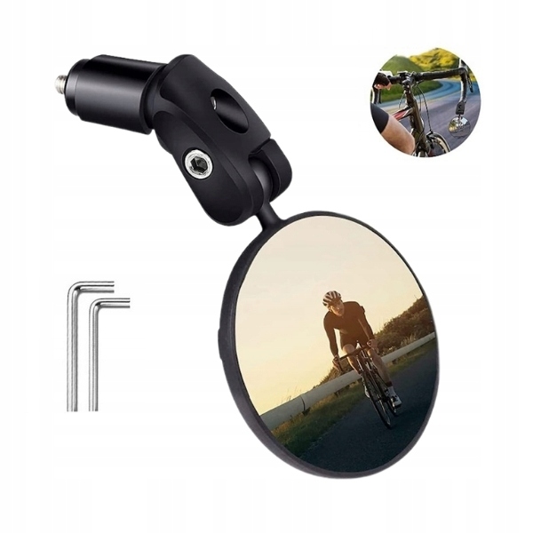 Lusterko Rowerowe inSPORTline Mirca W Kierownicę 7CM hulajnoga uniwersalne