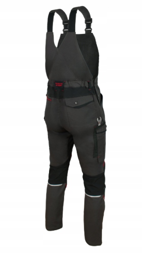 Spodnie robocze OGRODNICZKI męskie BHP ELASTYCZNE STRETCH MOCNE SLIM r. 62 Model PROFESSIONAL 4DYNAMIC SPOD. OGR.