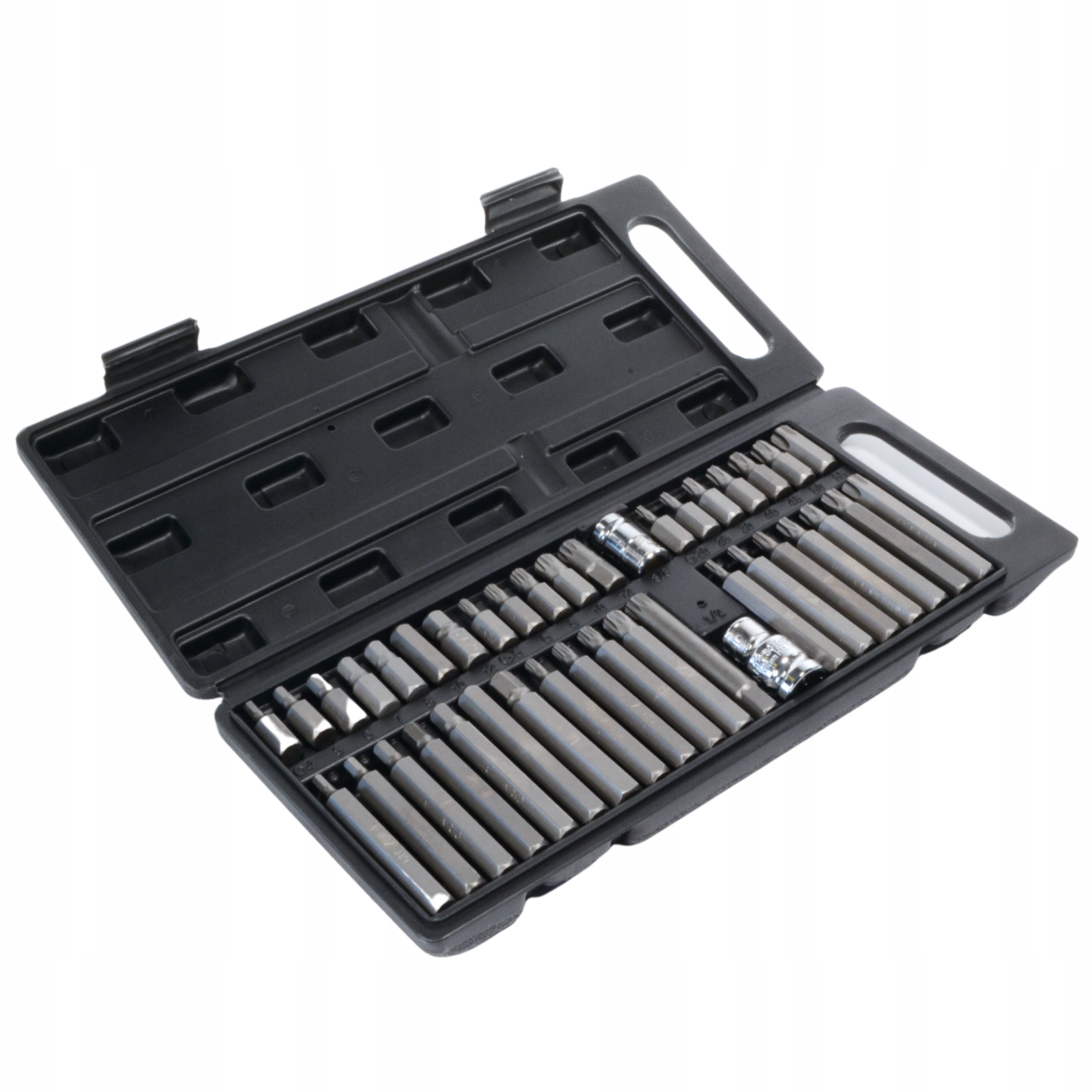 ZESTAW BITÓW KOŃCÓWEK KLUCZY IMBUS SPLINE TORX 40el. BITY CRV BLACK PREMIUM Kod producenta 30202