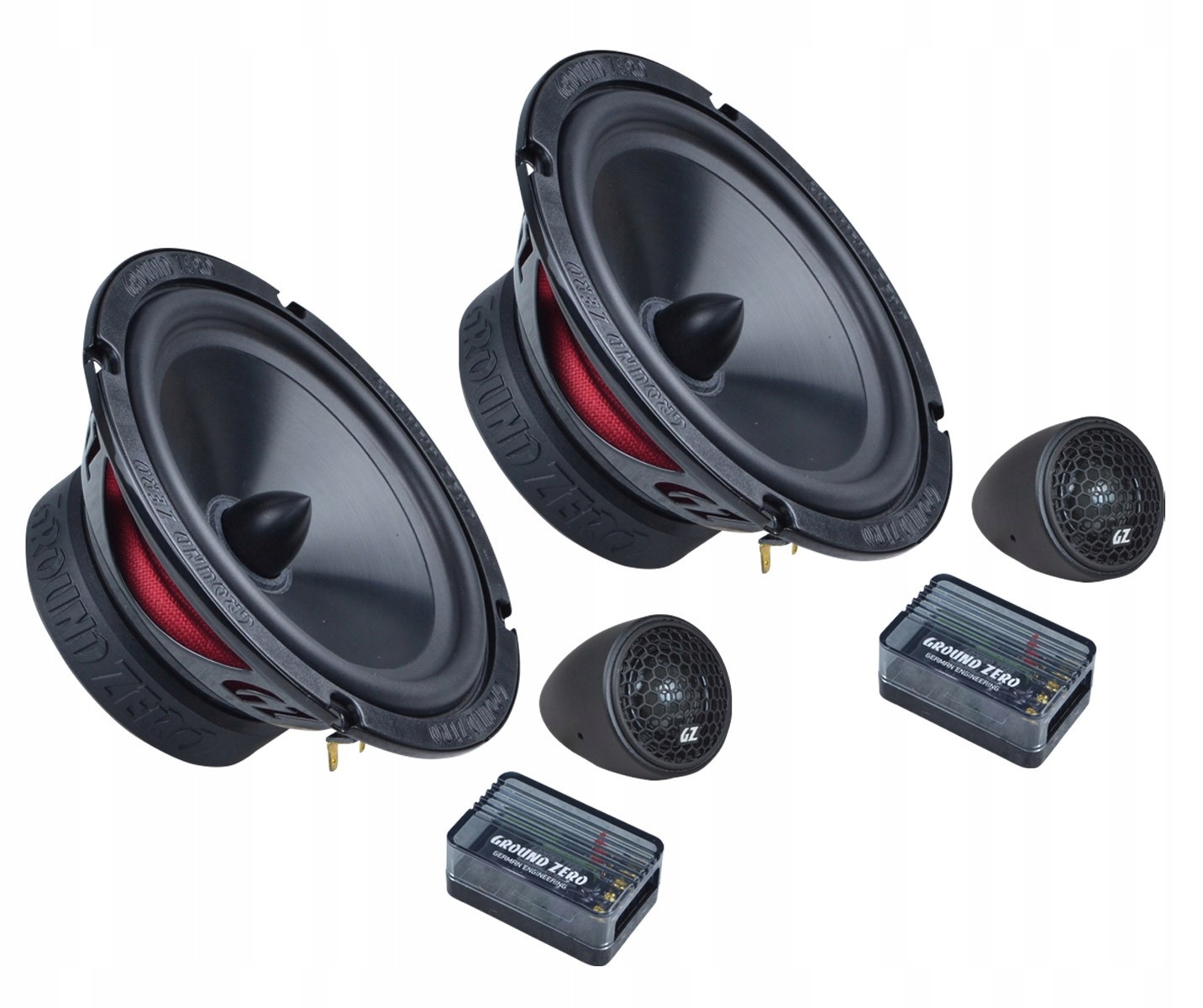 Automobilové reproduktory Systém 165 mm 3Ohm Ground Zero Gzrc 165.2SQX-IV