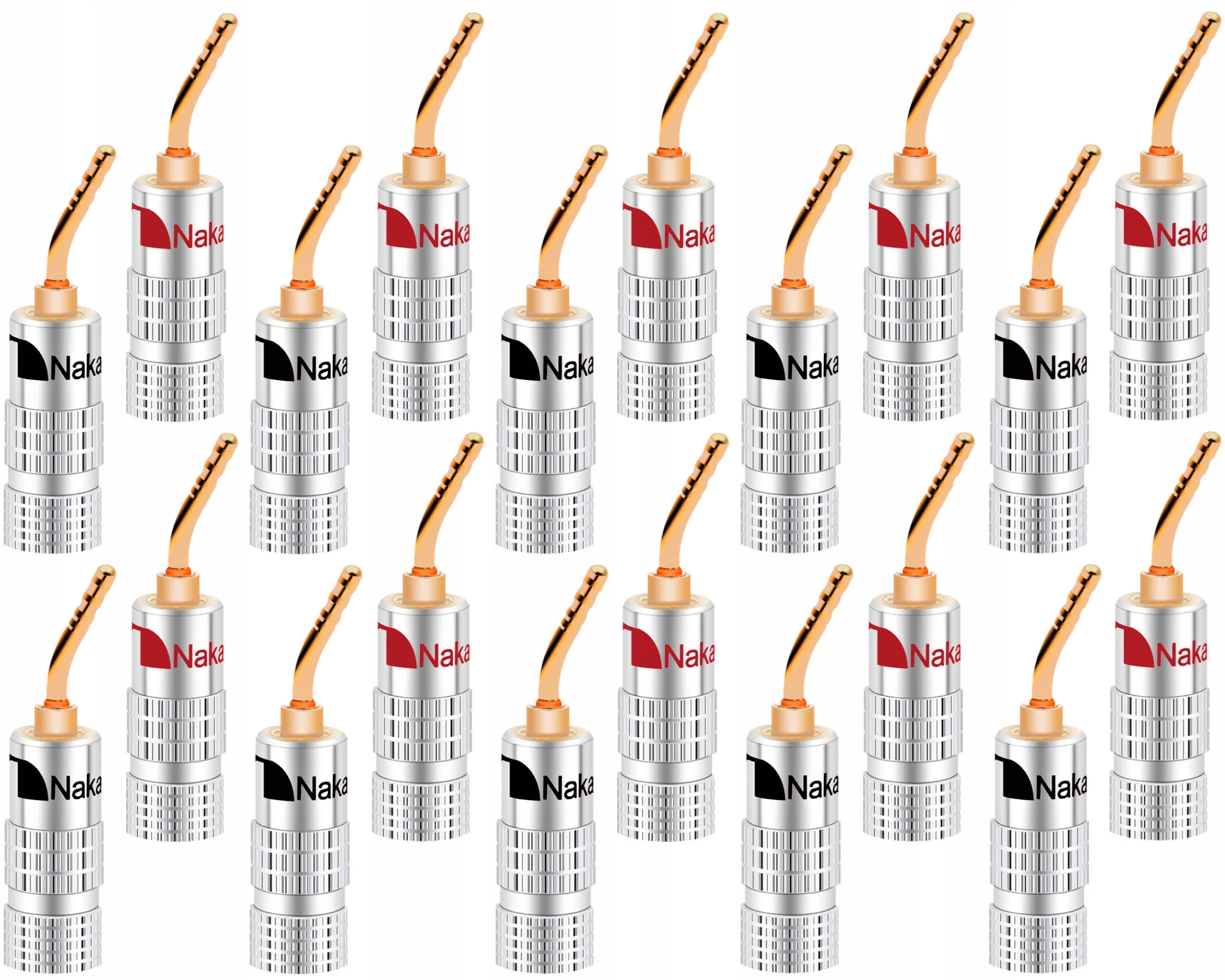 

Nakamichi Wtyki Głośnikowe Szpilkowe 2MM Hq 20 szt