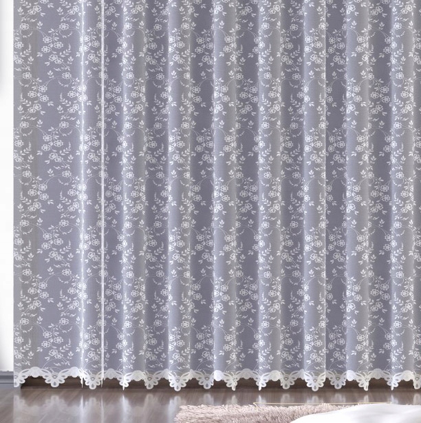 Mg Záclona 763/17 Bílá 500x230 cm Hotová Obšitá M
