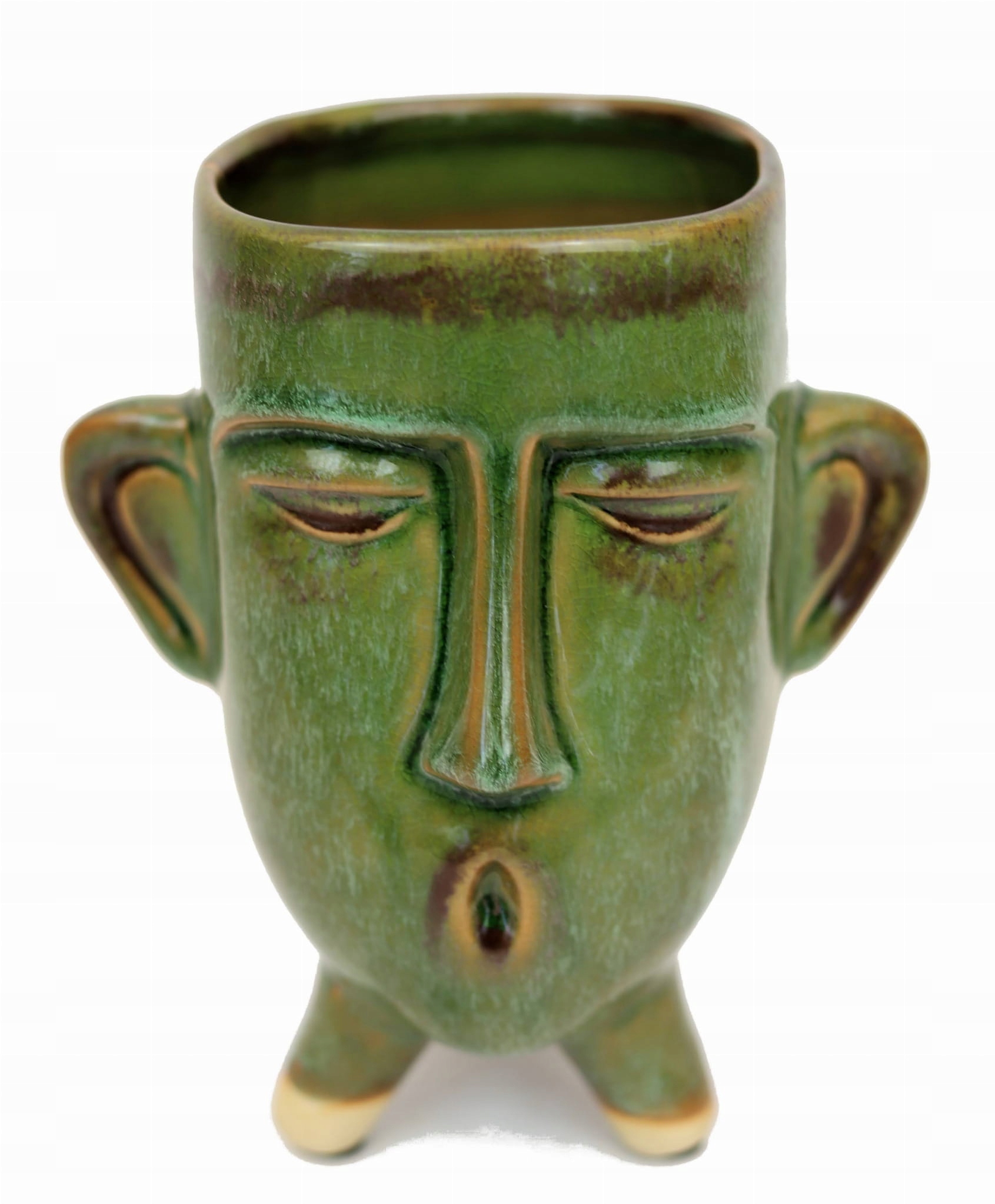 

Osłonka ceramiczna zielona twarz Shrek H20 L18