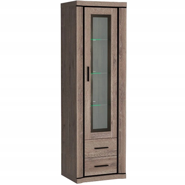 WITRYNA wąska dąb truflowy DALLAS D-16 + LED