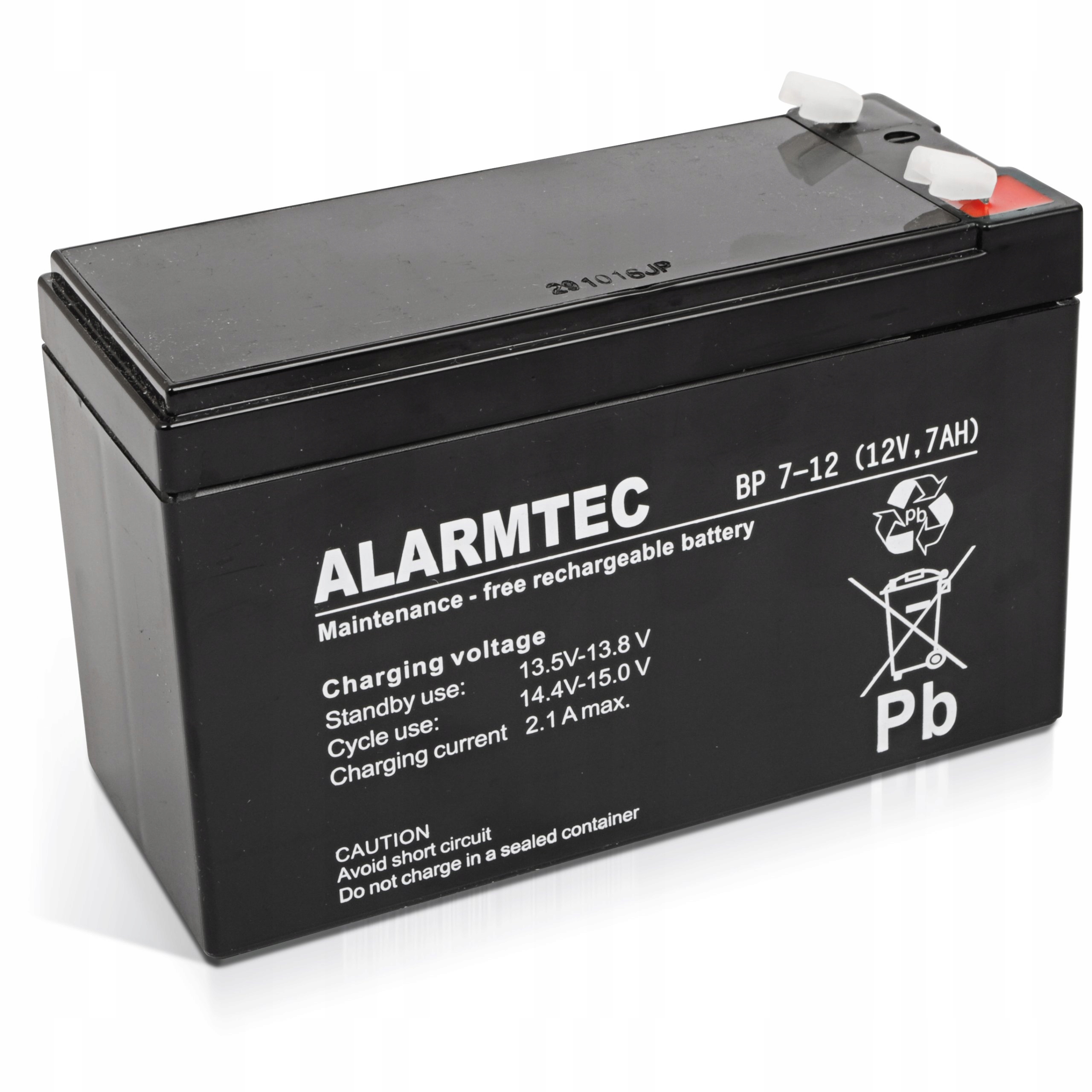 

Akumulator Alarmtec Bp 7-12 7Ah, 12V