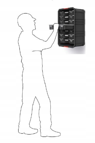 GŁĘBOKI POJEMNIK 520x329x210 KONEKTORY SYSTEMOWE Kod producenta KMS-05-03