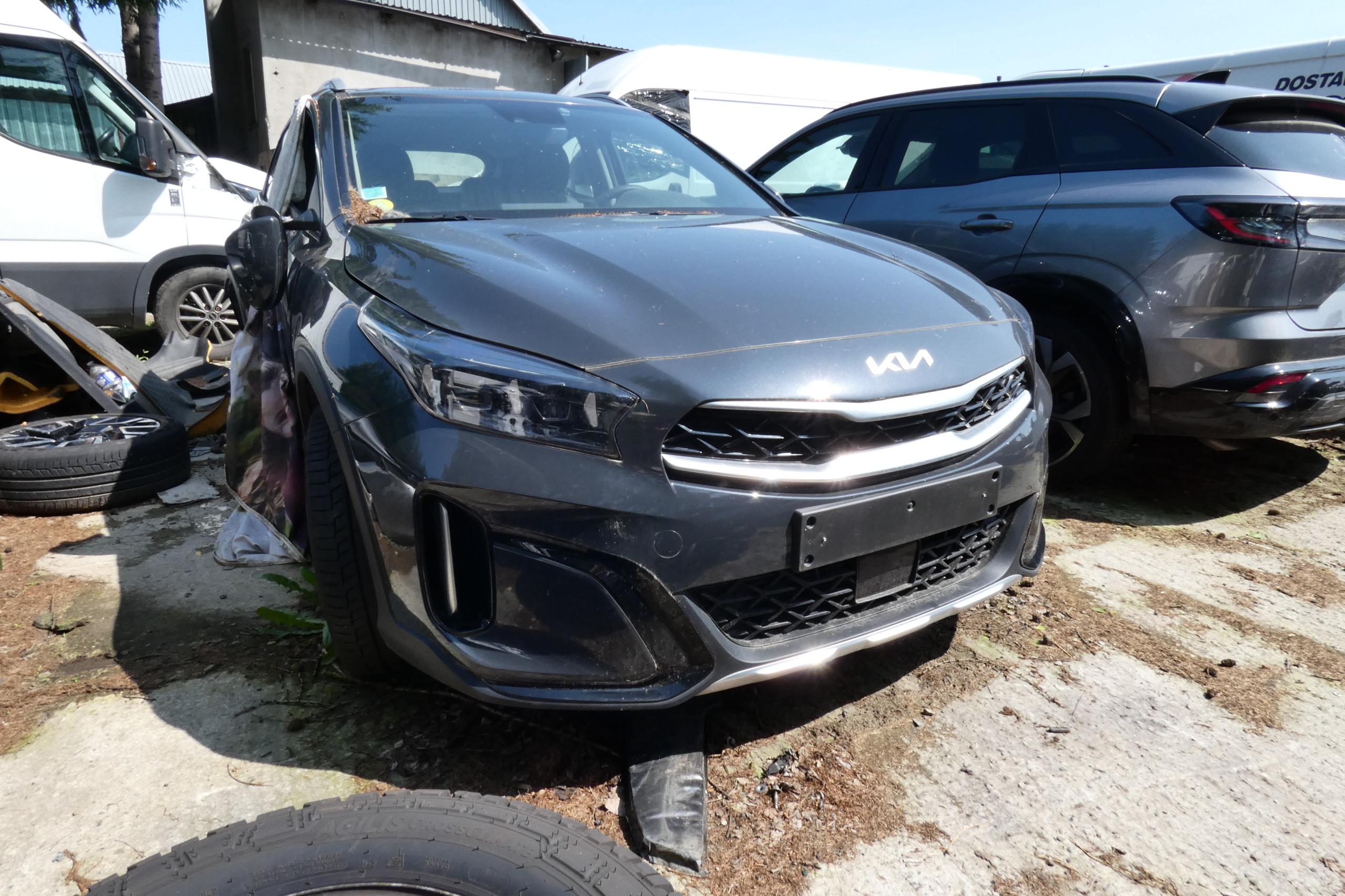 front complete bonnet bumper lights KIA XCEED hybrid