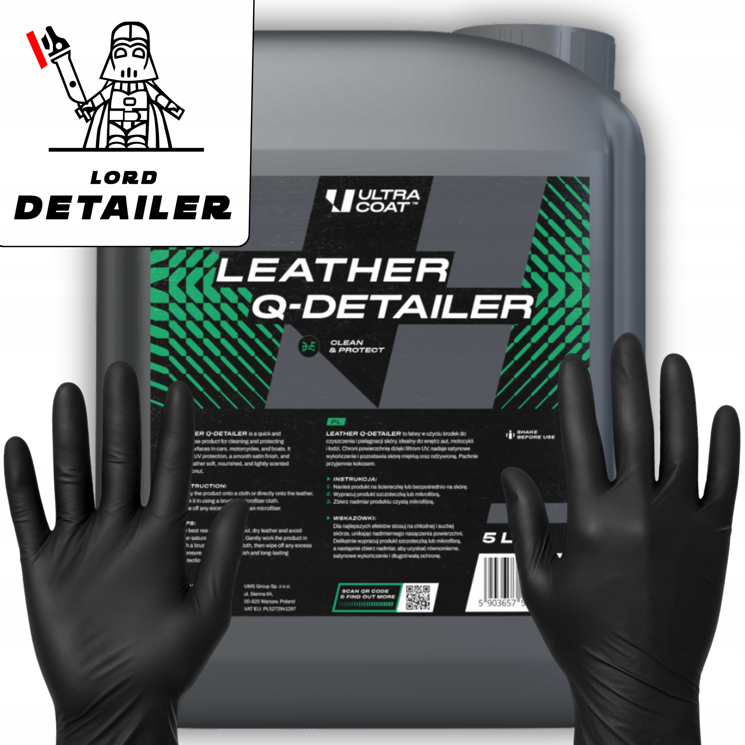 Ultracoat Leather Qd na kožené čalúnenie čistí a chráni pokožku 5000 ml