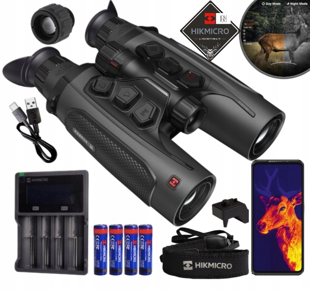 Termovizní dalekohled Hikmicro Habrok 4K HE25L 2.0 Lrf 2x Ir 850/IR940 nm