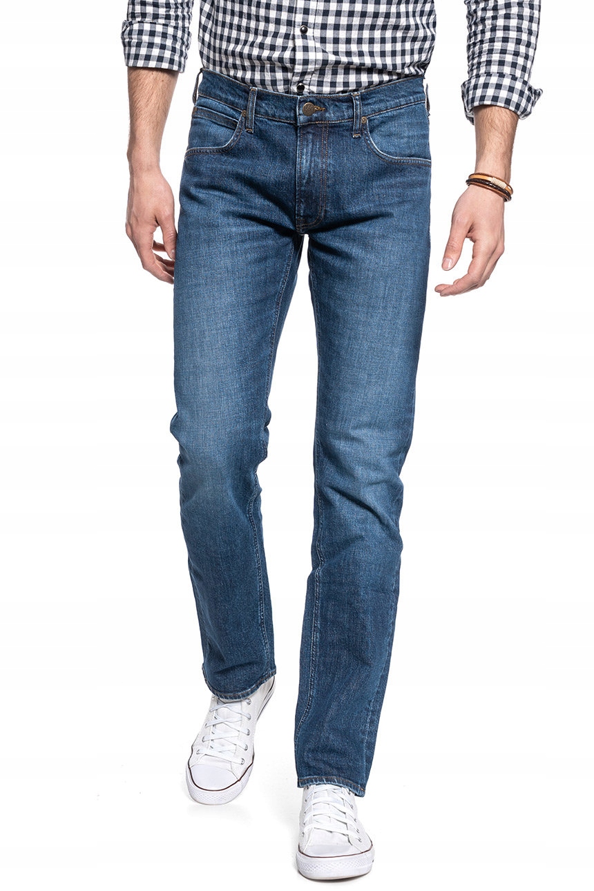 LEE DAREN MĘSKIE SPODNIE JEANSOWE JEANSY DZINSY DZINSOWE W33 L30 Nazwa koloru producenta MID FOAM