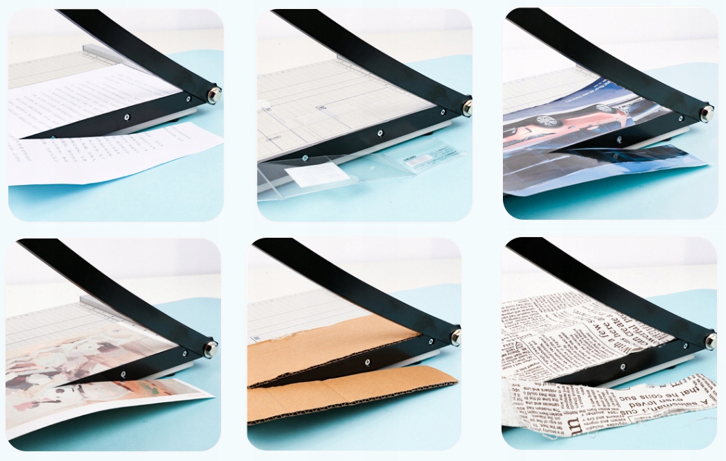 METALOWA GILOTYNA DO CIĘCIA PAPIERU PRECYZYJNA OBCINARKA WZMOCNIONA A4 A5 Typ gilotyna