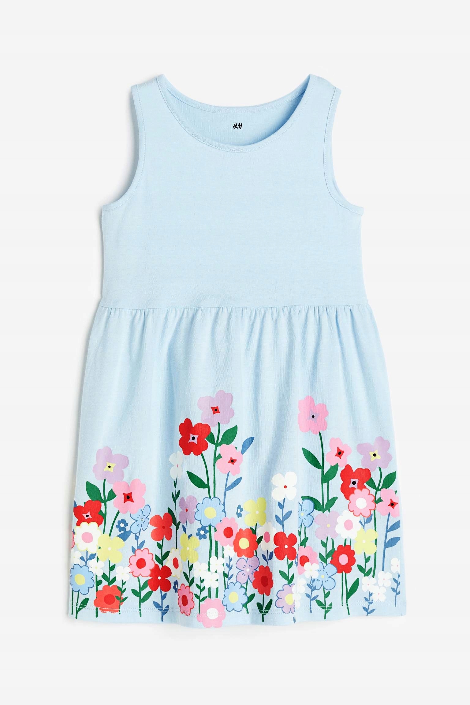 

Nowa H&m sukienka Kwiatki niebieska 122/128