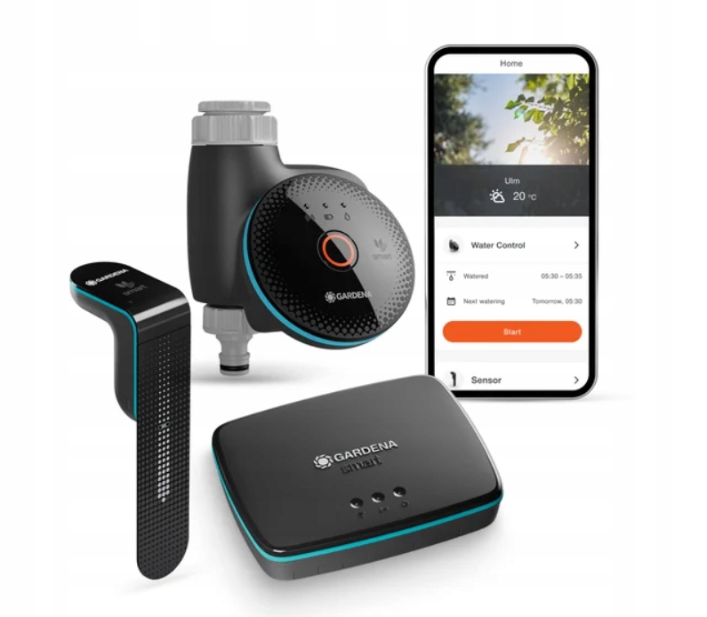 Regulátor zavlažovania Gardena smart senzor – sada