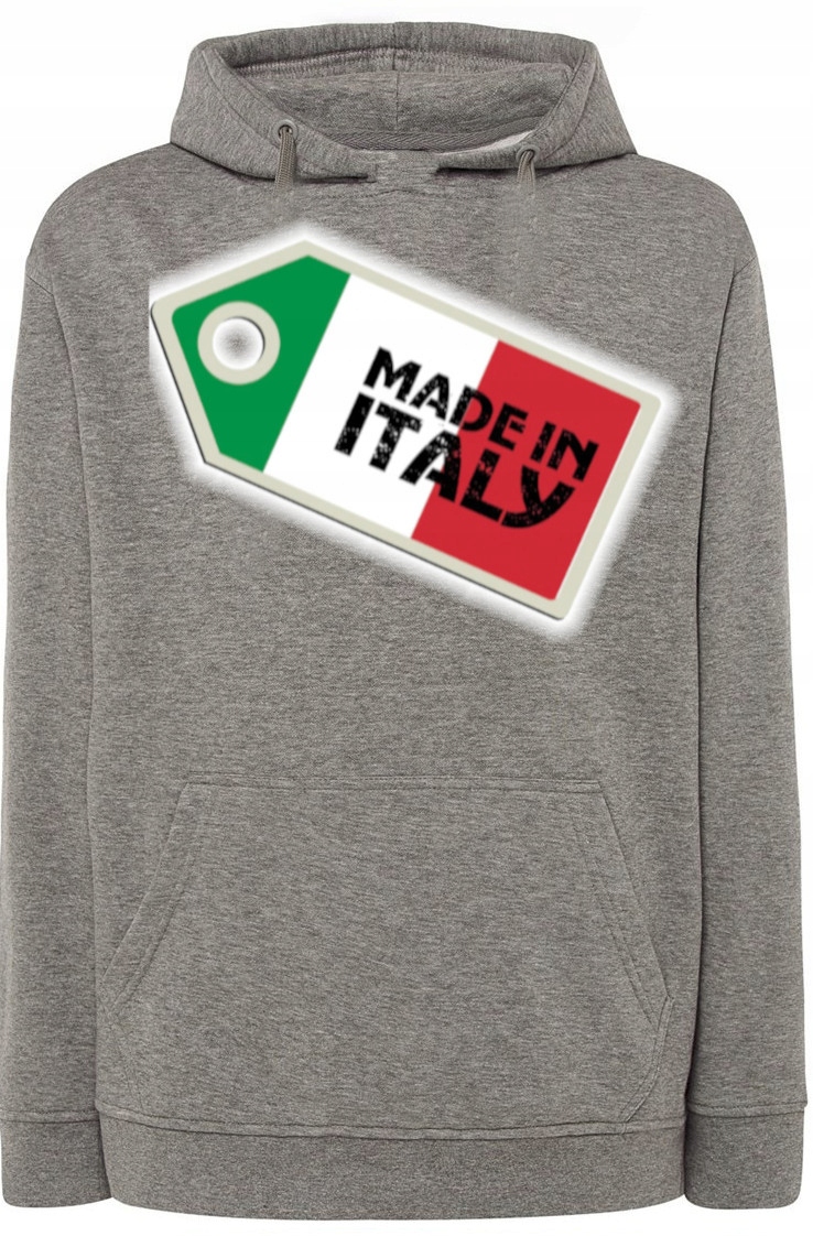 Made In Italy Pánská Mikina Kapuce Módní r.XL