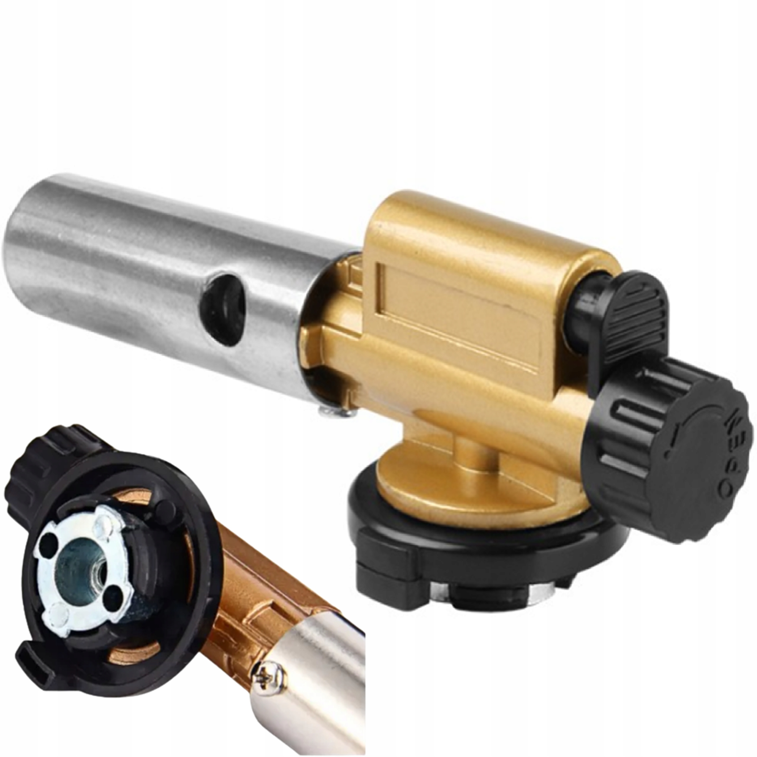 Palnik Gazowy Ręczny Model Żeliwny Automat Marka bez marki