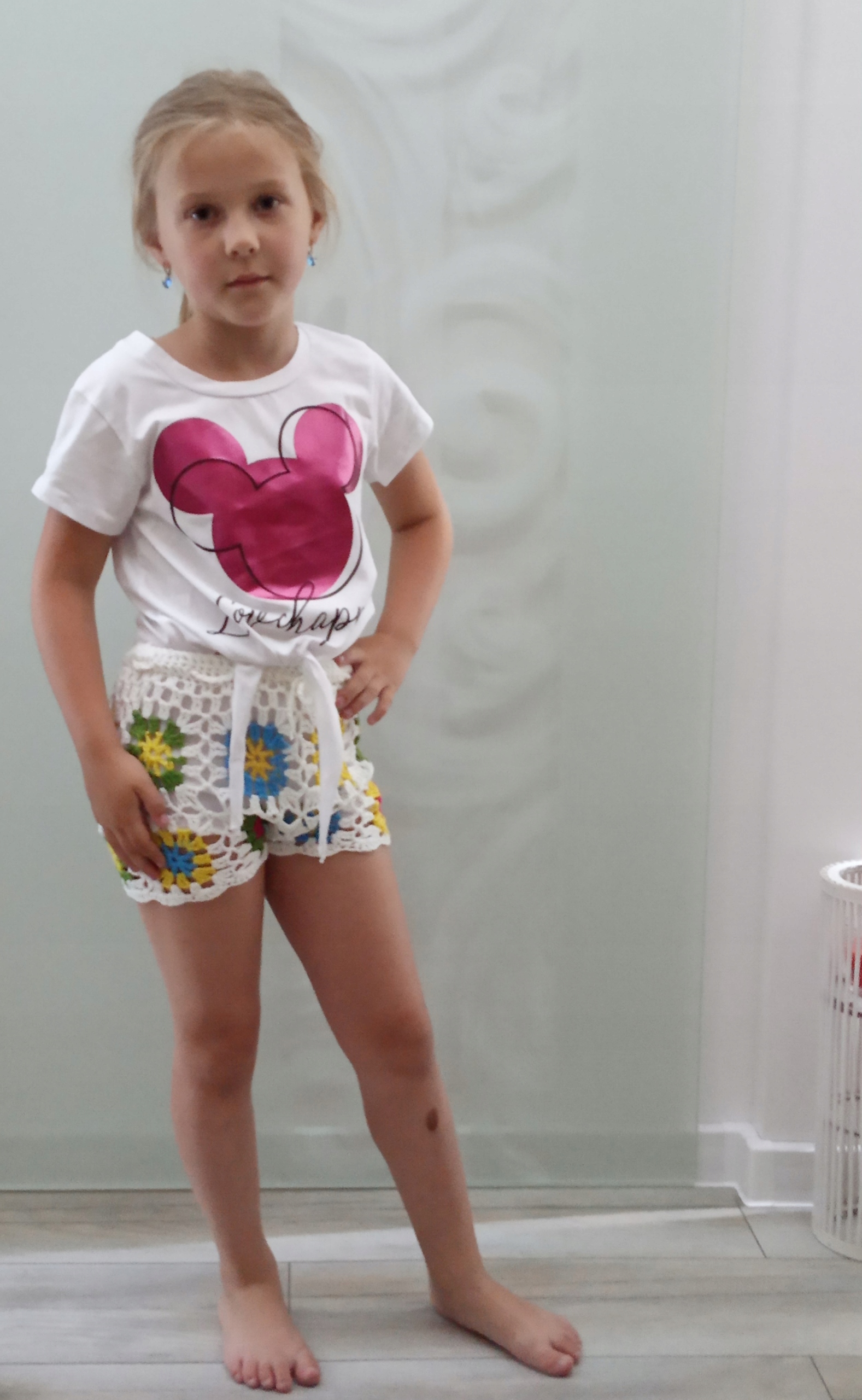 bluzka z wiązaniem Mickey 134/140 Marka Inna marka