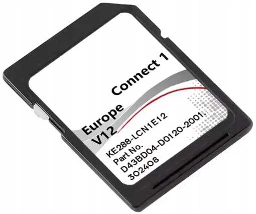 Mapa Nissan Connect 1 Karta V12 Qashqai Micra Juke Nejnovější Vydání 2023