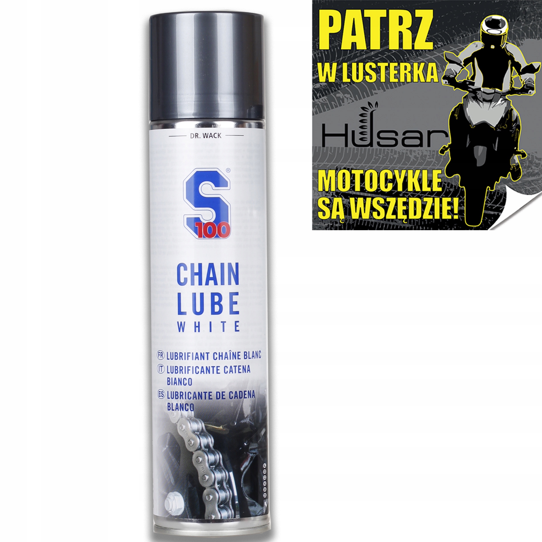 

S100 Weisses Ketten Spray smar do łańcucha