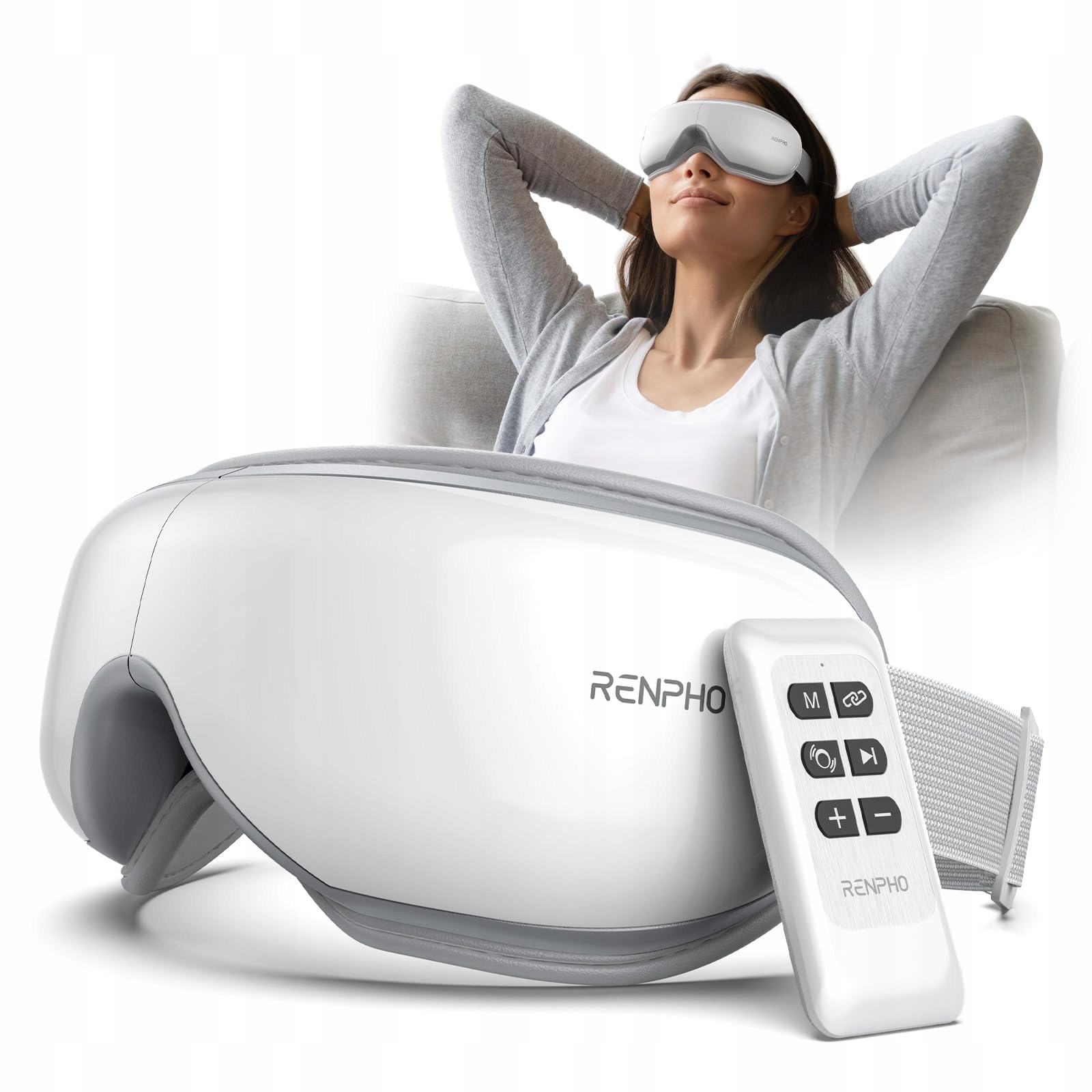 Masażer oczu Renpho R-G002 podgrzewany wibracyjny relaks