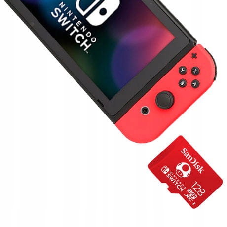 Karta microSD SanDisk Nintendo Switch 128 GB SDSQXAO-128G-GNCZN Pojemność karty 128 GB