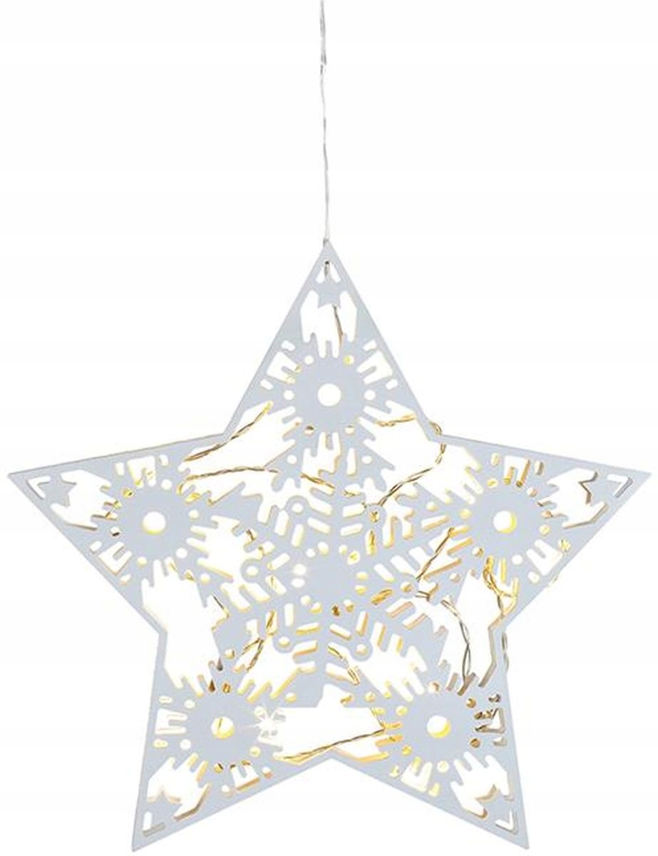 GWIAZDA DEKORACJA ŚWIĄTECZNA BIAŁA MARKSLOJD 0,72W