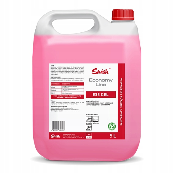 

Swish E35 Gel żel do mycia sanitariatów, 5l