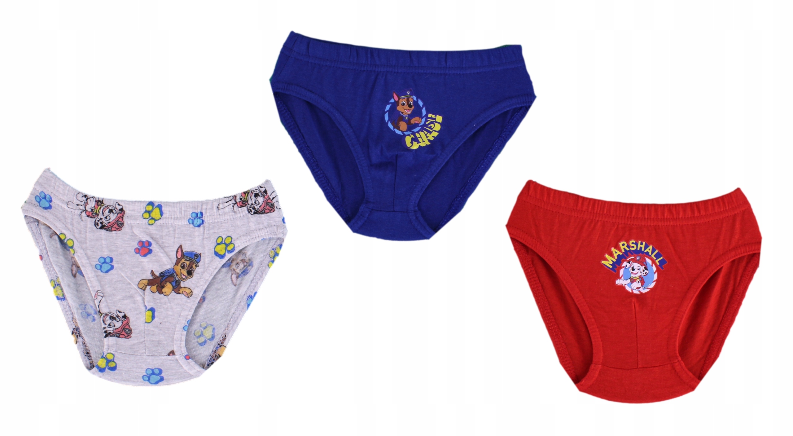 Majtki slipy 3-pak 5/6 lat PSI PATROL 110/116 cm