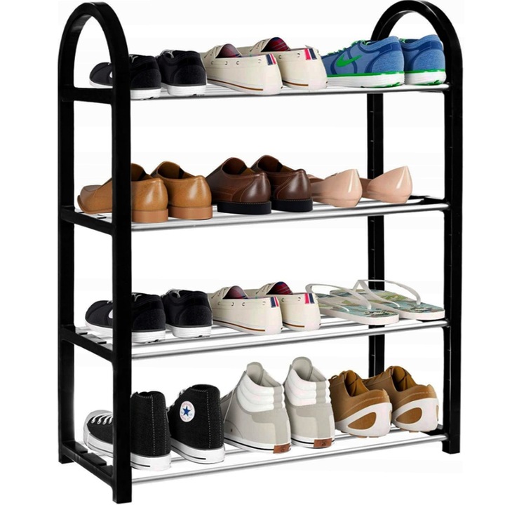 

Szafka Na Buty Stojak Półka Regał Metal 4 Poziomy