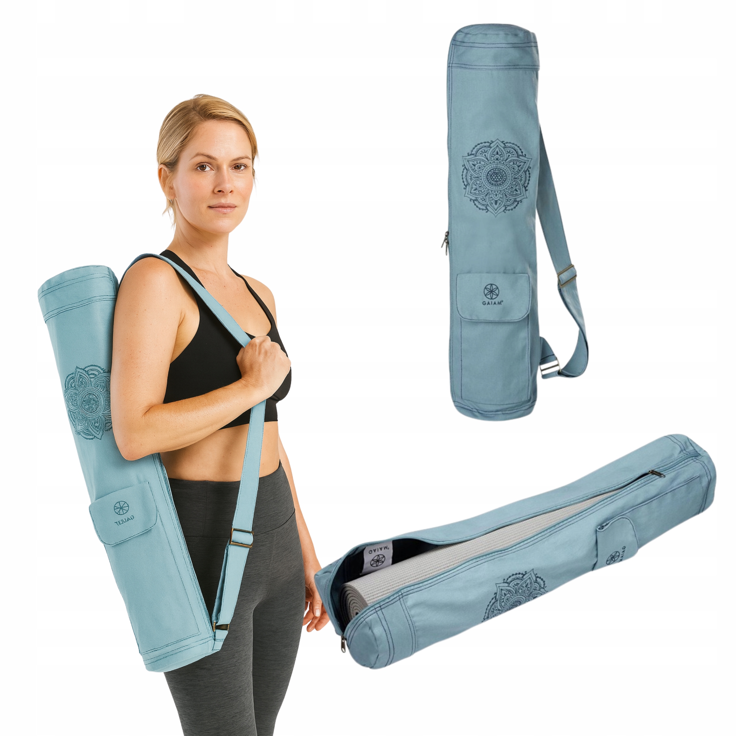 Obal na podložku na jógu Gaiam Niagara s nastavitelným popruhem