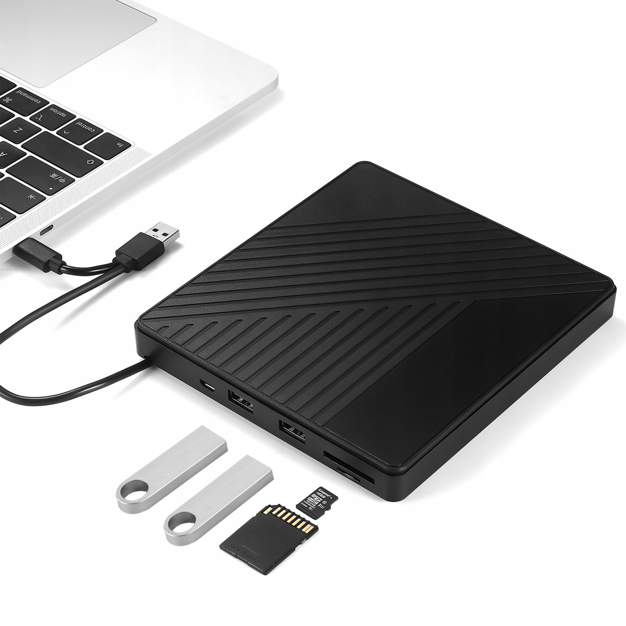 Externí přenosná CD mechanika Dvd-rw Usb 3.2 Usb-c
