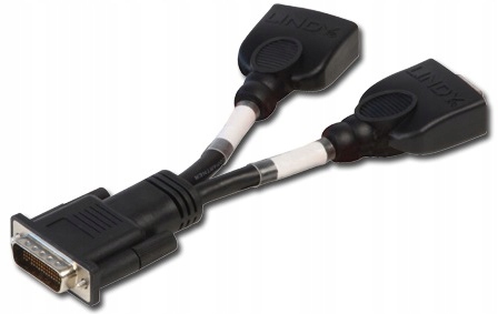 PRZEJŚCIÓWKA ADAPTER DMS59 NA 2 x VGA LINDY 41010