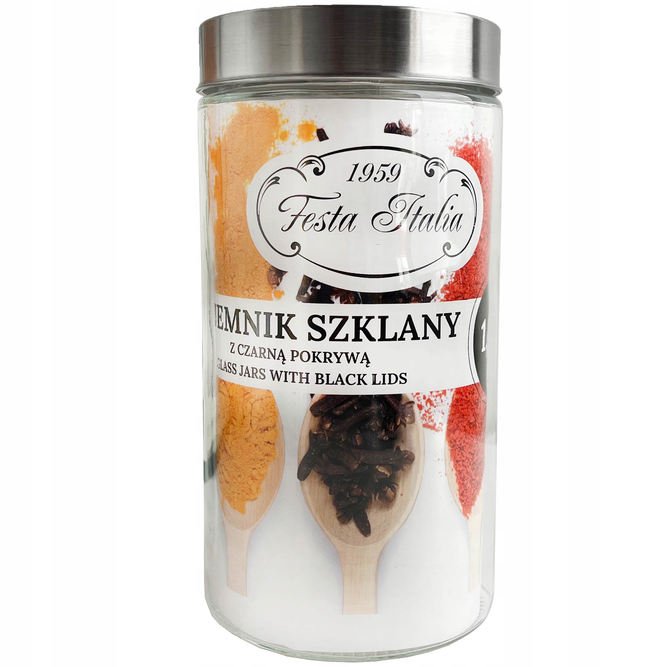 

Słoik 1,7L Szklany Słój Z Pokrywką Stalową 1700 ml
