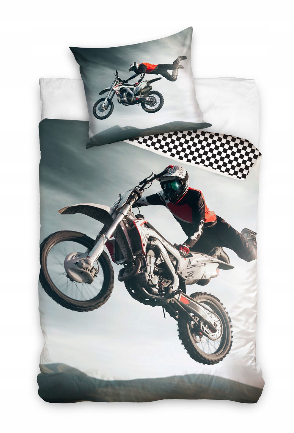 

Pościel 3D Motocykl Cross Motor Real Foto 160x200