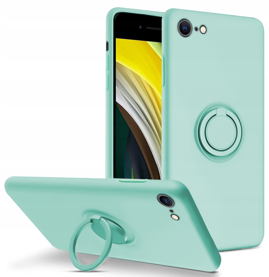 

Etui Silicone Ring Szkło do iPhone 7 8 Se 2020