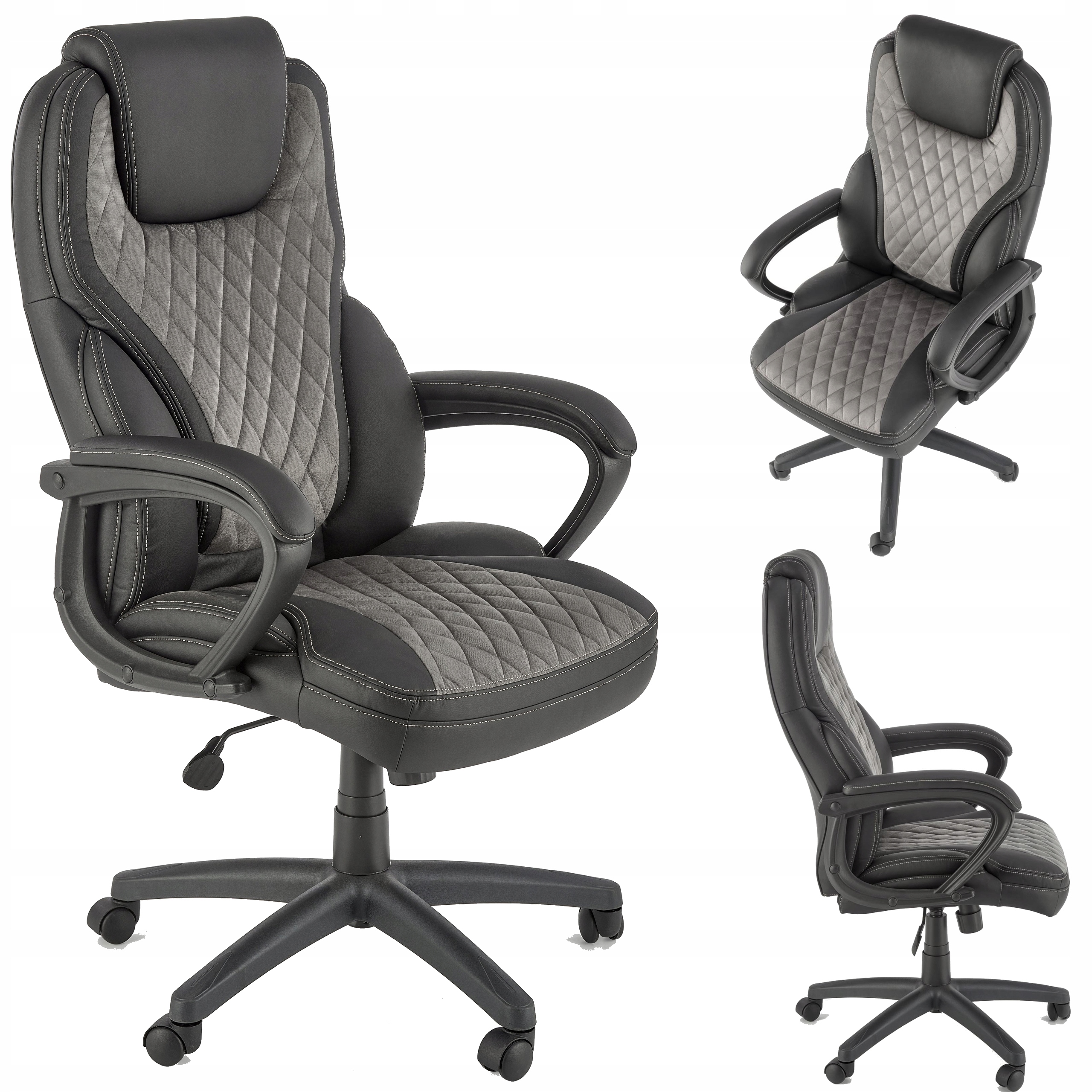 Fotel obrotowy do biurka CZARNY GANDALF Halmar