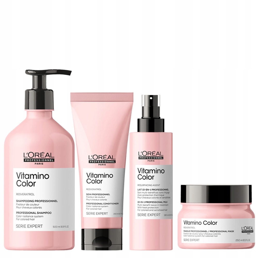 Loreal Vitamino Color šampon, kondicionér, maska a sprej pro barvené vlasy