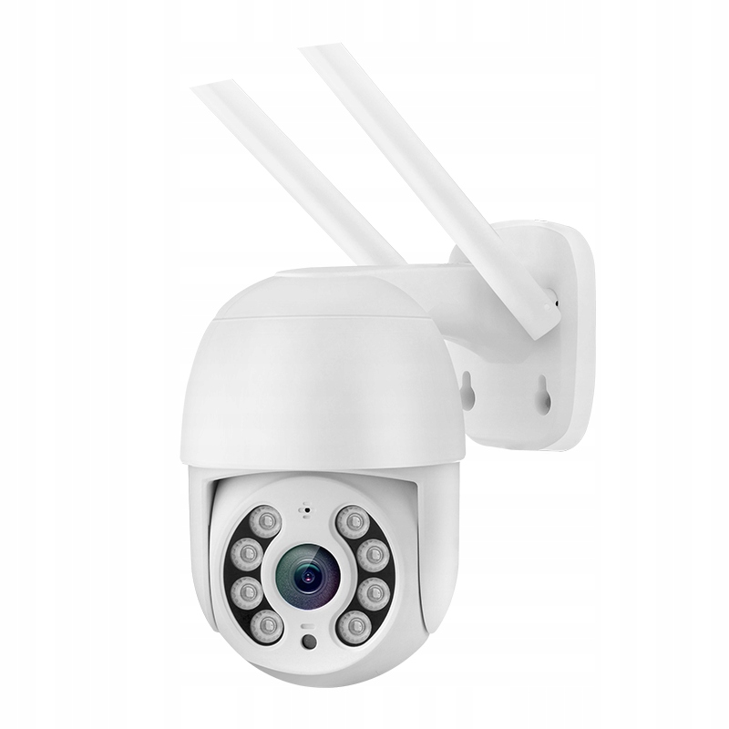 Obrotowa Kamera Zewnętrzna Ip WiFi Zoom 3MPx Tuya Smart Interkom Full Hd