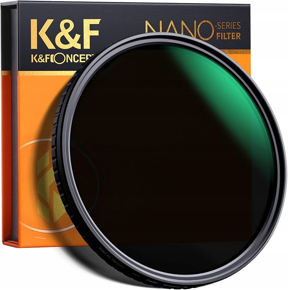 Šedý Nastavitelný Filtr K&f Concept Variable ND32-512 58 MM Mrc Nano-x