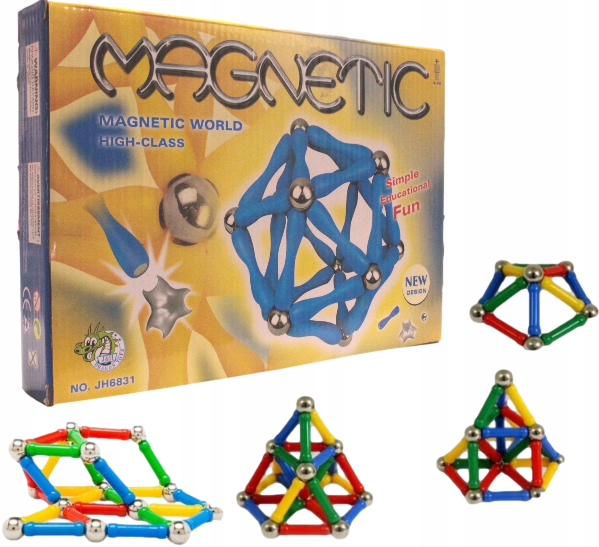 

Klocki Konstrukcyjne Magnetyczne 96 El Magnetic