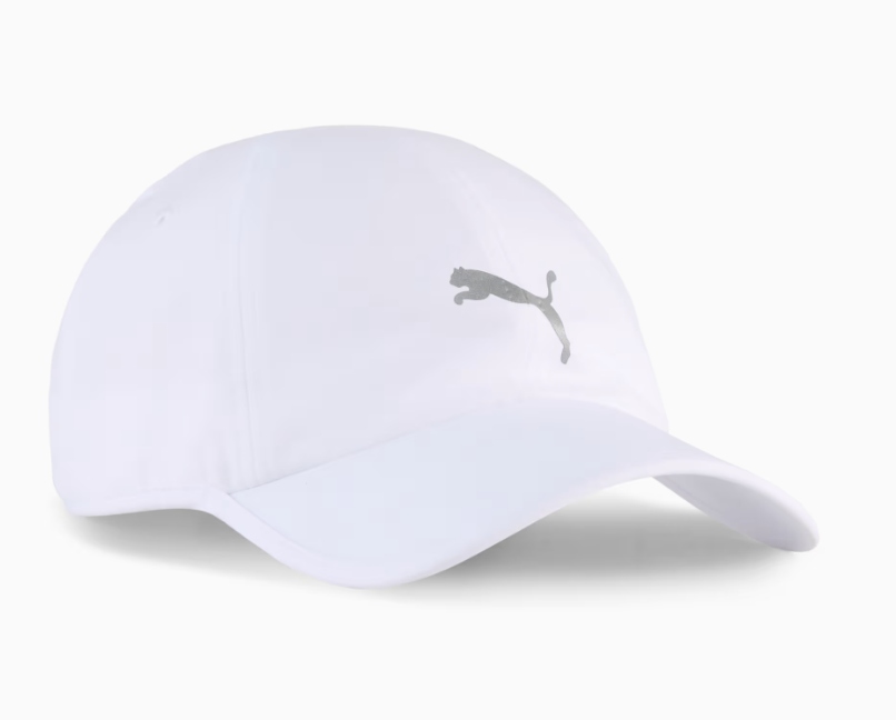 Czapka z Daszkiem Puma Do Biegania Cienka Małe Logo Biała 026998 02 r. M